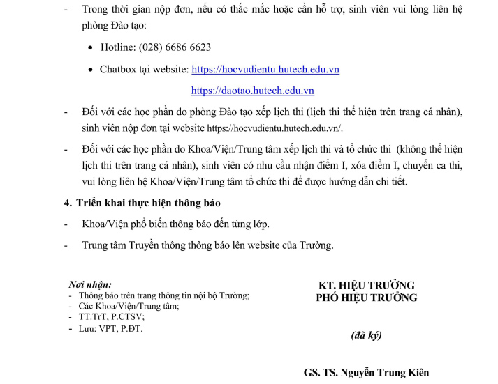 Thông báo lịch thi Học kỳ 3 và Học kỳ phụ - Học kỳ 3 năm học 2025-2026 6