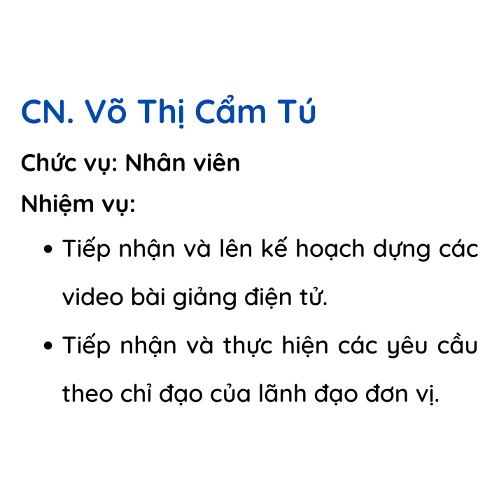 Đội ngũ nhân viên Trung tâm Dạy học số 40