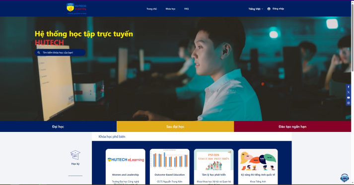 Giới thiệu Hệ thống học tập trực tuyến HUTECH eLearning 11
