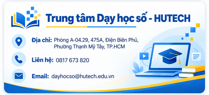 Chào năm học mới 2026-2027: HUTECH-ers đã sẵn sàng bắt nhịp học tập cùng HUTECH eLearning chưa? 160