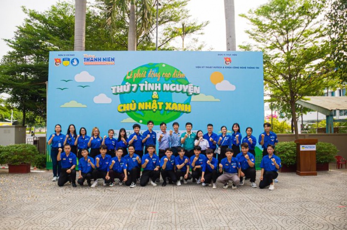 TUỔI TRẺ HUTECH HĂNG HÁI THAM GIA NGÀY CHỦ NHẬT XANH LẦN THỨ 153 10