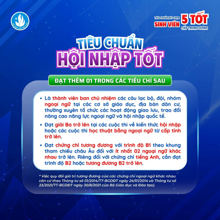 QUY CHẾ XÉT CHỌN DANH HIỆU "SINH VIÊN 5 TỐT" CẤP TRUNG ƯƠNG ÁP DỤNG TỪ NĂM HỌC 2025 - 2026 43