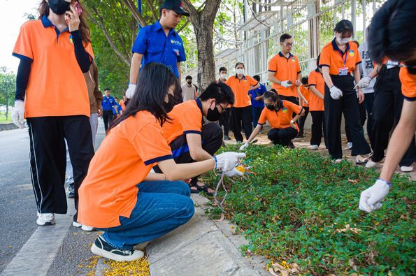 TUỔI TRẺ HUTECH HĂNG HÁI THAM GIA NGÀY CHỦ NHẬT XANH LẦN THỨ 153 7