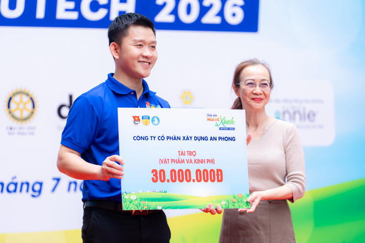 Tri ân đối tác Công Ty Cổ Phần Xây Dựng An Phong góp sức cùng chiến dịch Mùa hè xanh HUTECH năm 2026 lan tỏa giá trị đẹp đến với cộng đồng 16
