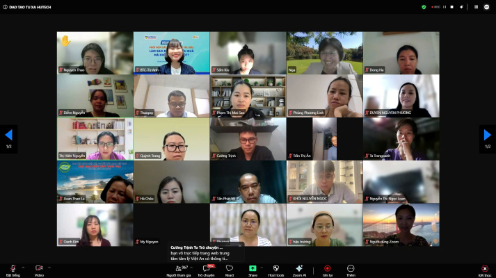 HUTECH mở rộng không gian học thuật qua Webinar tâm lý học về phối hợp các học thuyết trị liệu 50
