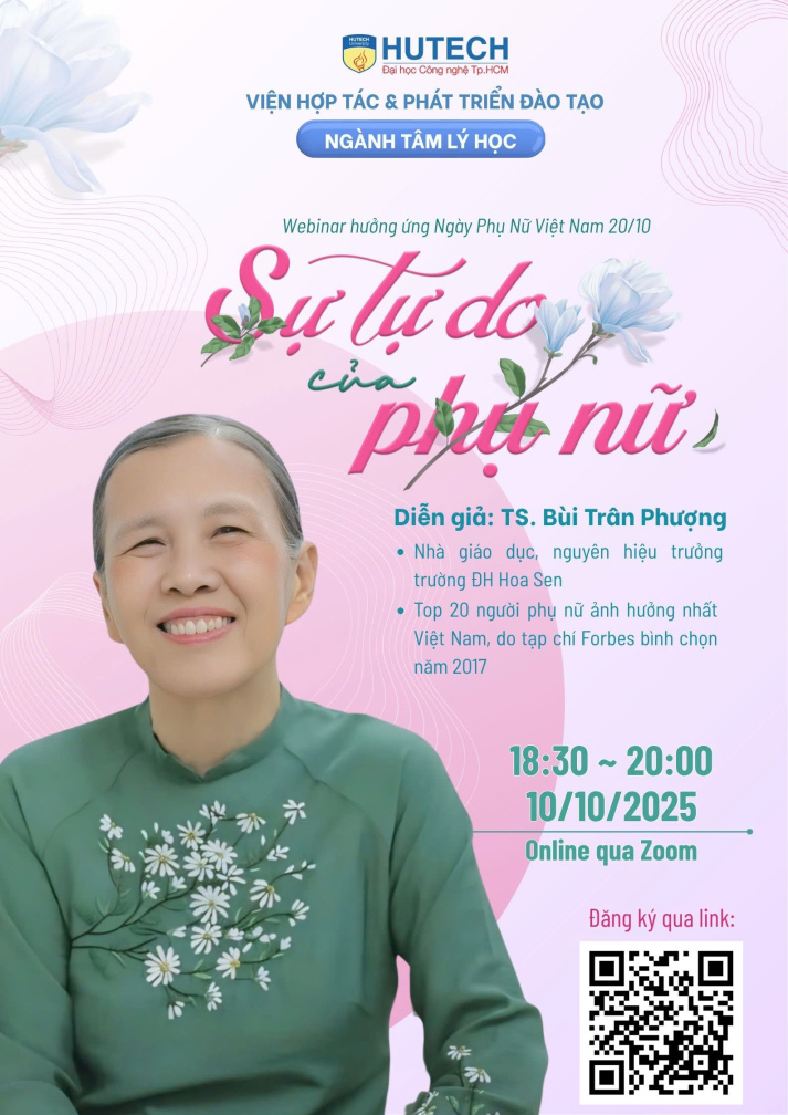 Sự tự do của phụ nữ - Webinar hưởng ứng Ngày Phụ nữ Việt Nam 20/10 60