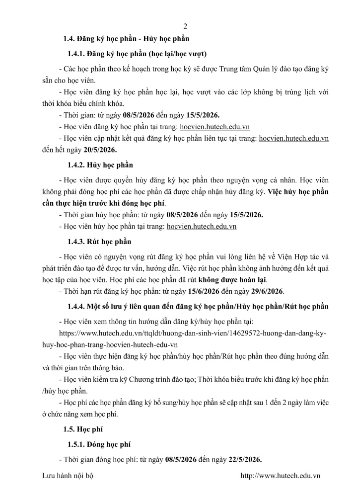 Nhà trường thông báo tới sinh viên chương trình đào tạo từ xa trình độ đại học kế hoạch học tập học kỳ 3, năm học 2025 - 2026 26