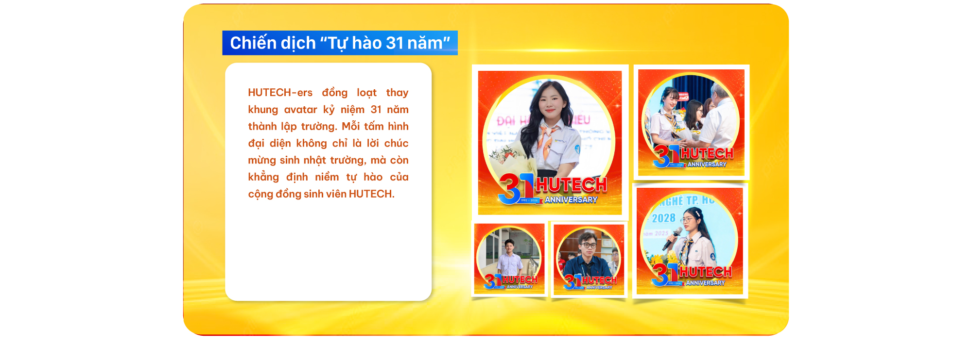 SINH VIÊN HUTECH MỪNG SINH NHẬT LẦN THỨ 31 CỦA TRƯỜNG! 22