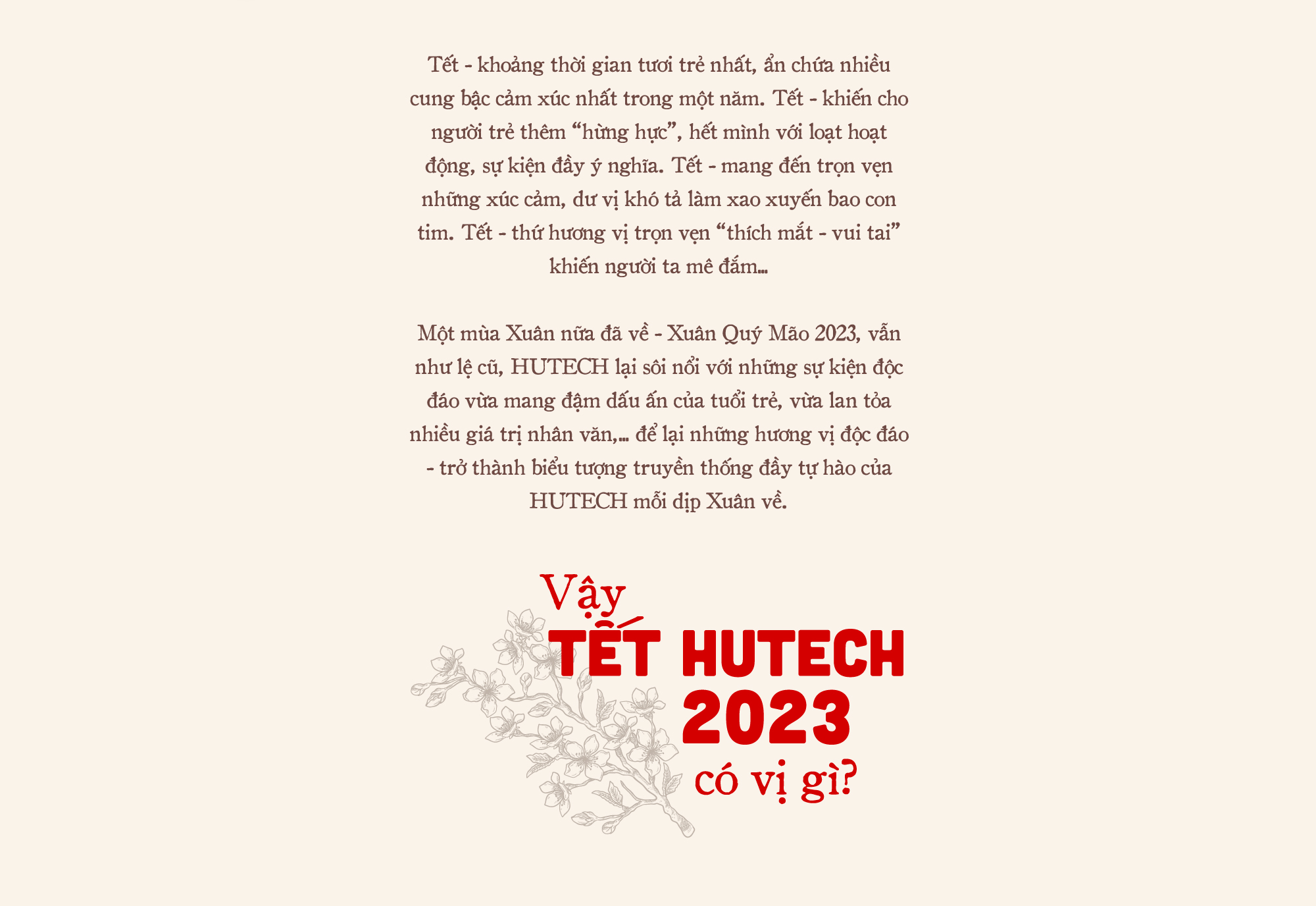 Tết 2023 ở HUTECH có vị gì? 5