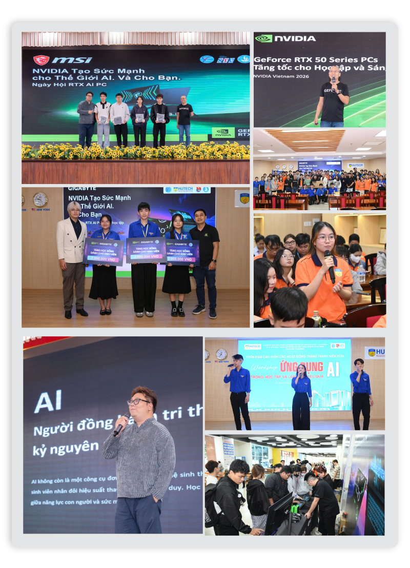 SẮC XANH HUTECH: TIẾP BƯỚC TINH THẦN TÌNH NGUYỆN, RỰC CHÁY THÁNG 3 TUỔI TRẺ 21