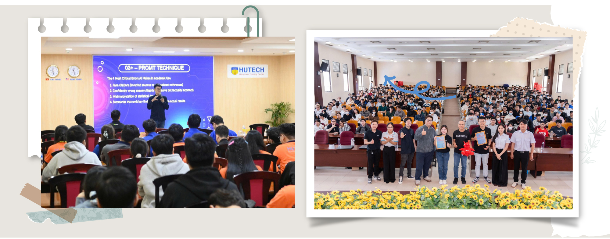 SẮC XANH HUTECH: TIẾP BƯỚC TINH THẦN TÌNH NGUYỆN, RỰC CHÁY THÁNG 3 TUỔI TRẺ 40