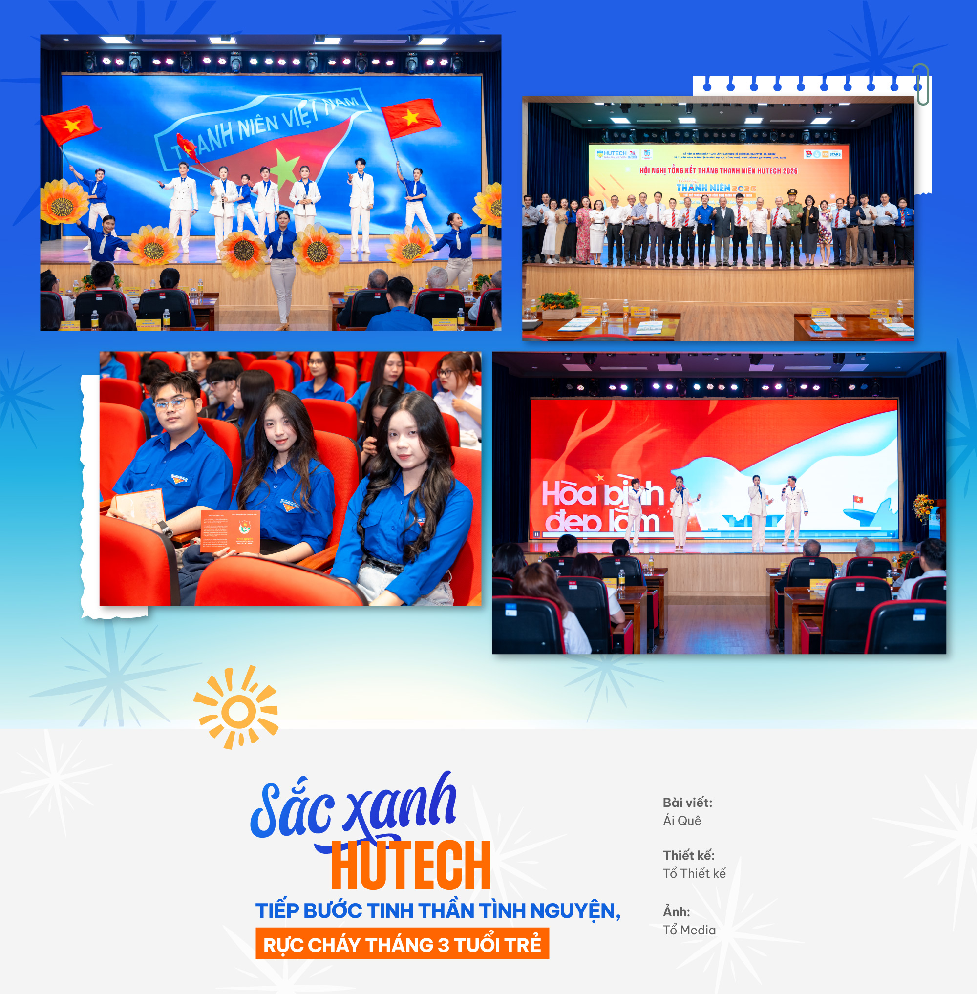 SẮC XANH HUTECH: TIẾP BƯỚC TINH THẦN TÌNH NGUYỆN, RỰC CHÁY THÁNG 3 TUỔI TRẺ 115