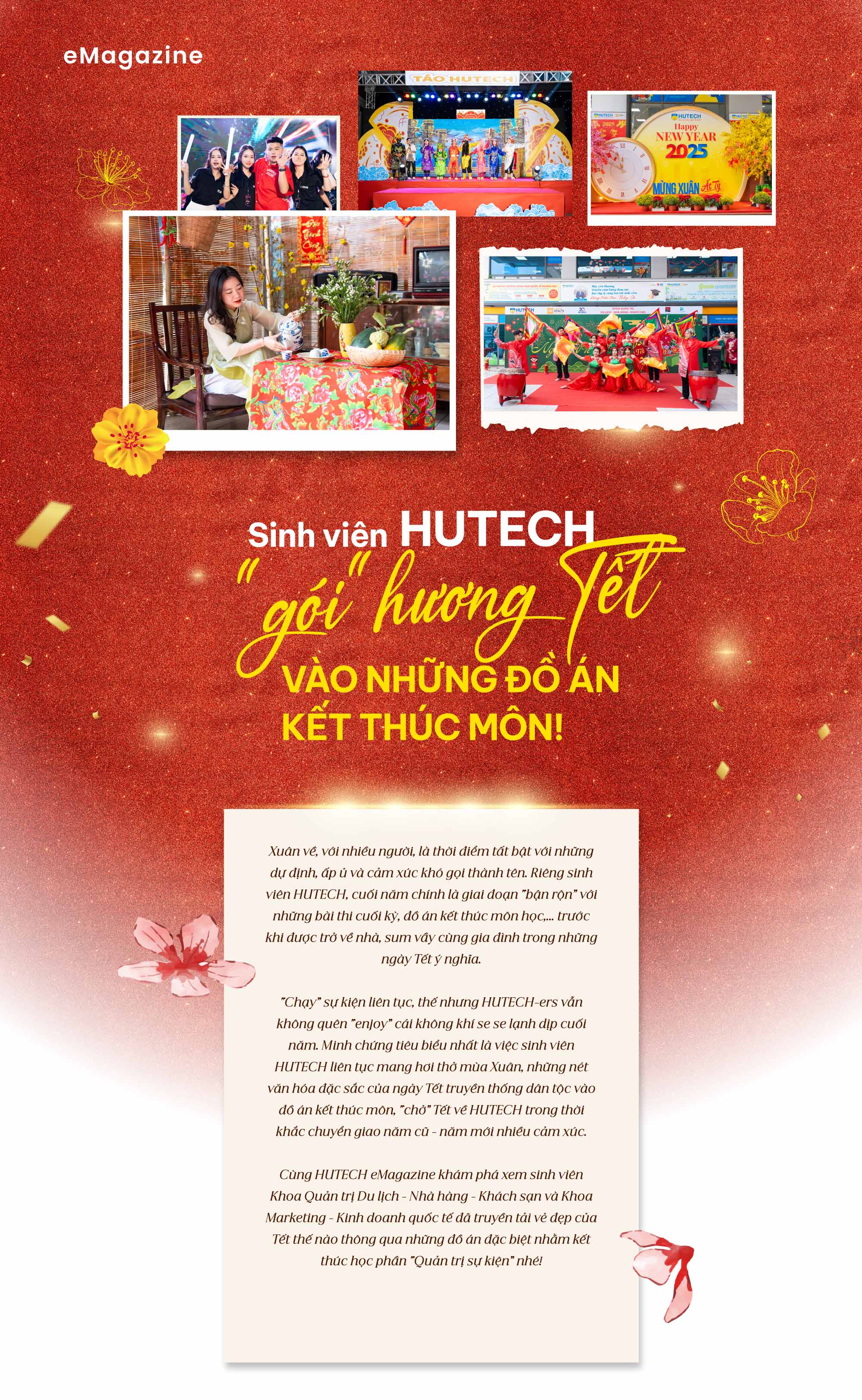 Sinh viên HUTECH “gói” hương Tết vào những đồ án kết thúc môn! 2