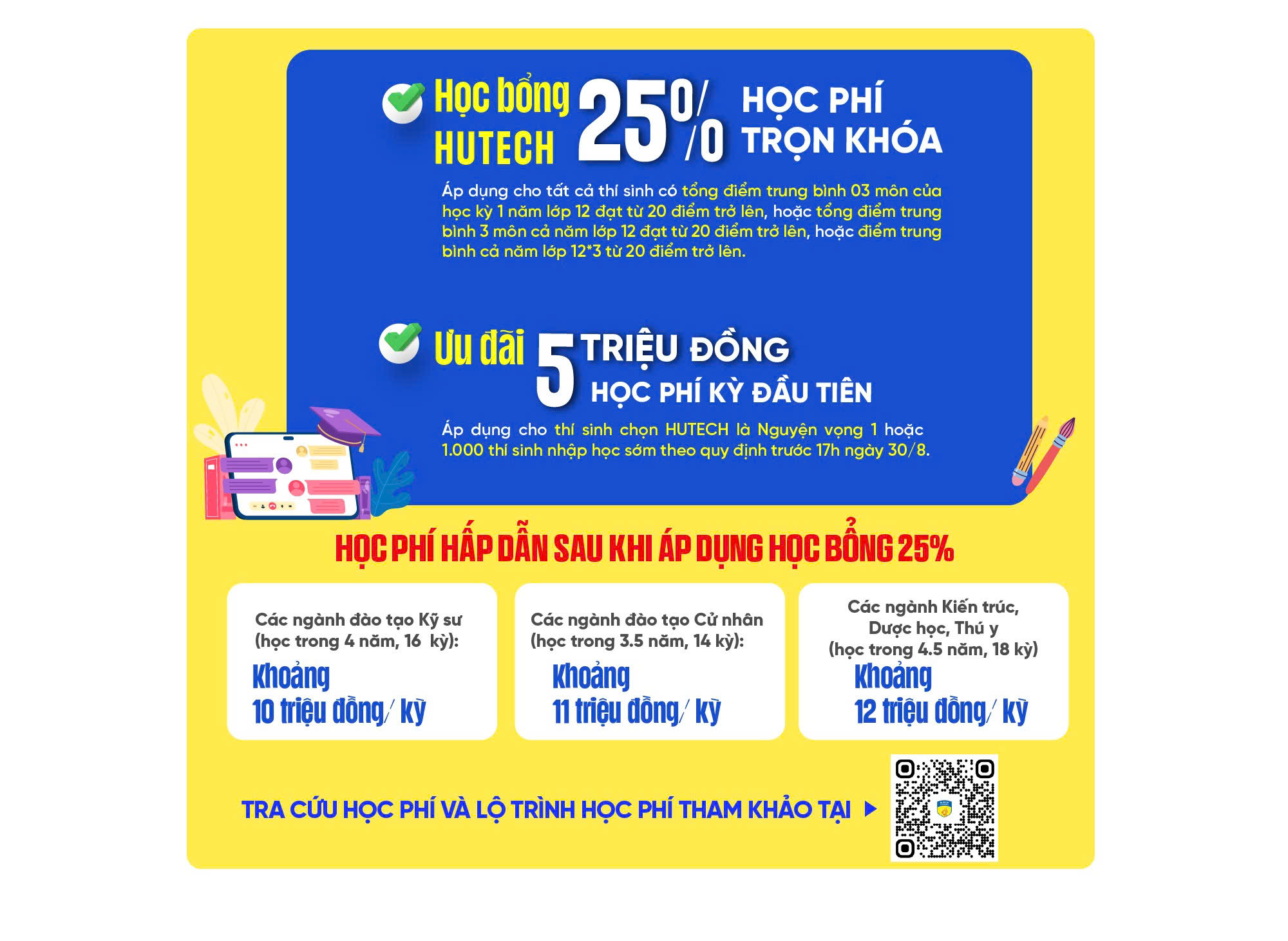 Kỷ niệm 30 năm thành lập: HUTECH tặng học bổng hấp dẫn, học phí cố định toàn khóa cho thí sinh cả nước 11