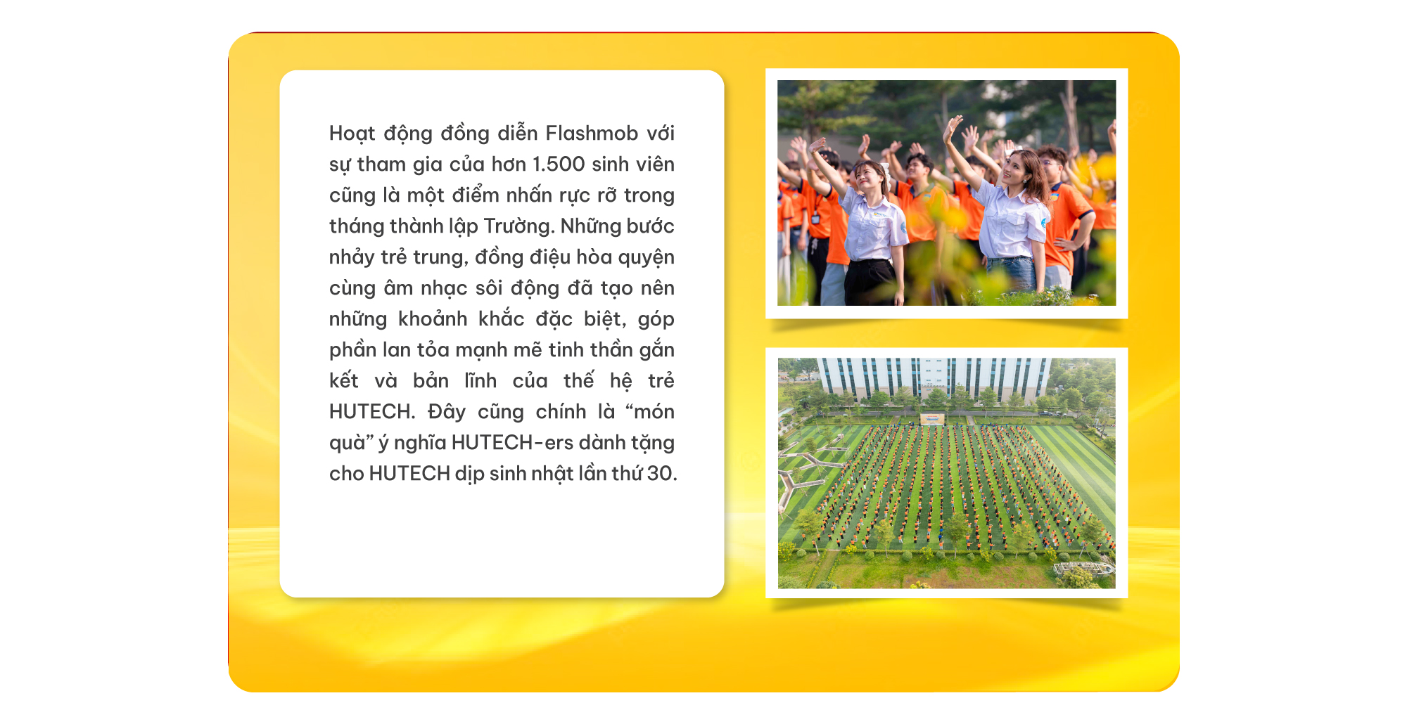 Những điểm nhấn rực rỡ, đậm chất HUTECH đón chào kỷ niệm 30 năm thành lập Trường (1995 - 2025) 37