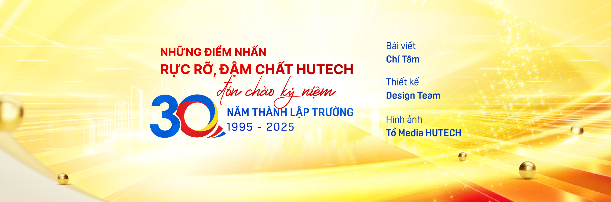 Những điểm nhấn rực rỡ, đậm chất HUTECH đón chào kỷ niệm 30 năm thành lập Trường (1995 - 2025) 82