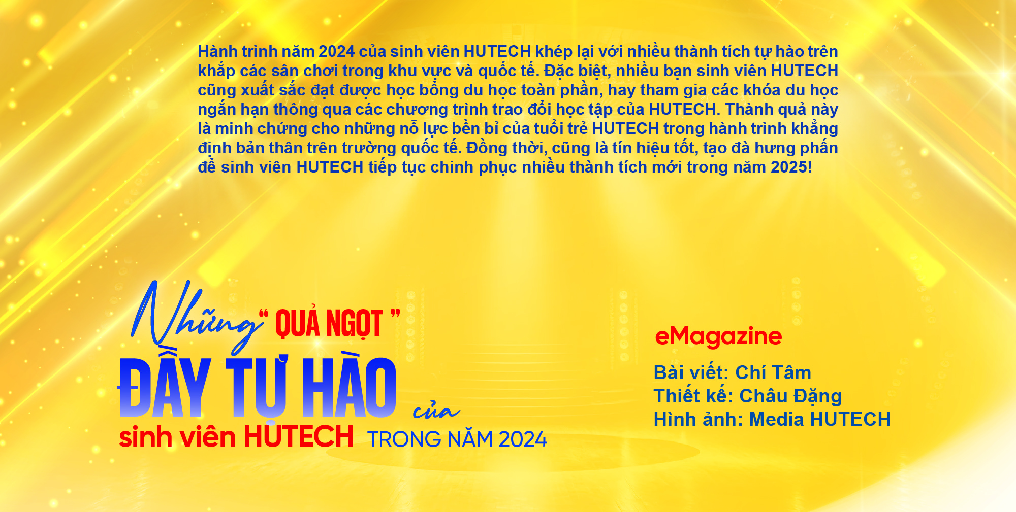 Những “quả ngọt” đầy tự hào của sinh viên HUTECH trong năm 2024 85