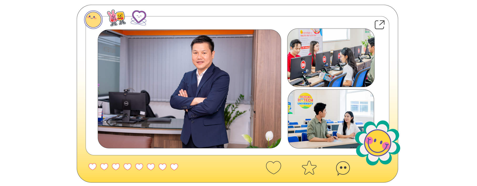 Phụ huynh, thí sinh hào hứng chờ ngày "nhập trường" tại HUTECH 33