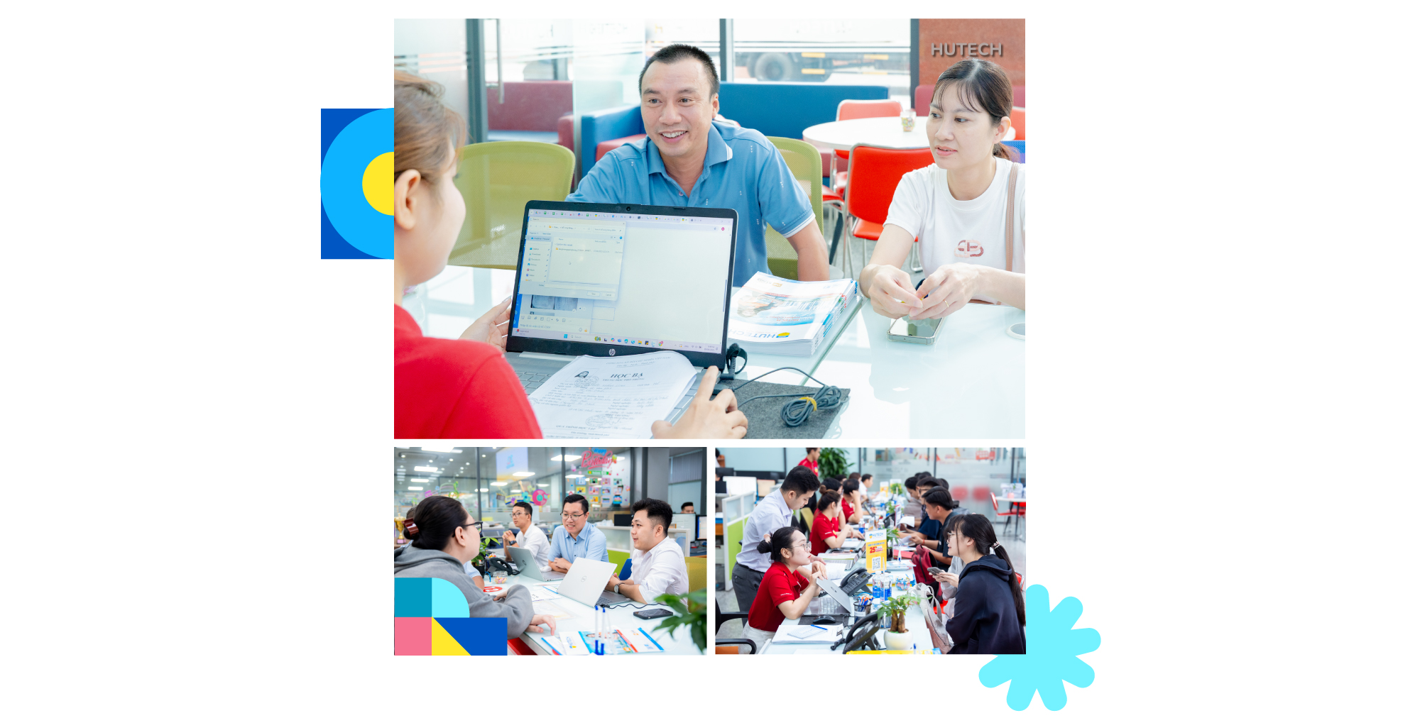 Phụ huynh, thí sinh hào hứng chờ ngày "nhập trường" tại HUTECH 6