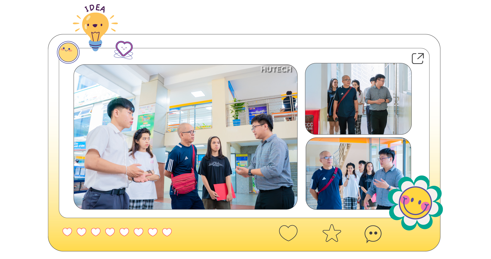 Phụ huynh, thí sinh hào hứng chờ ngày "nhập trường" tại HUTECH 26