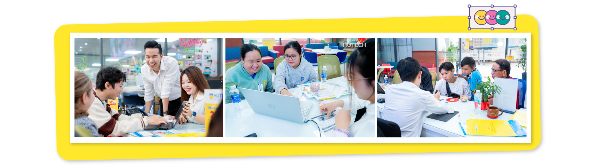 Phụ huynh, thí sinh hào hứng chờ ngày "nhập trường" tại HUTECH 12