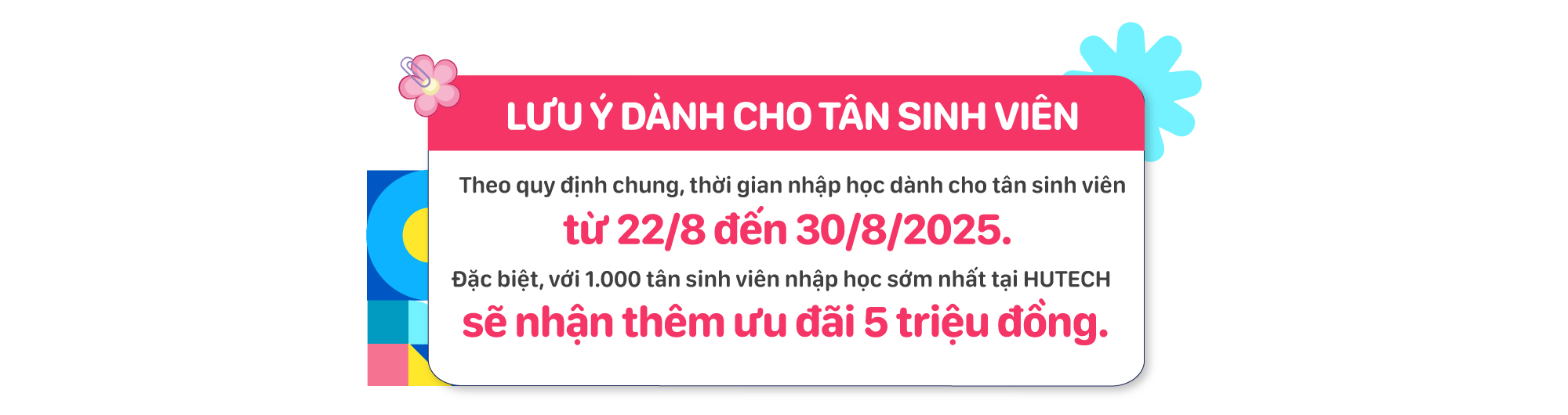 Phụ huynh, thí sinh hào hứng chờ ngày "nhập trường" tại HUTECH 48
