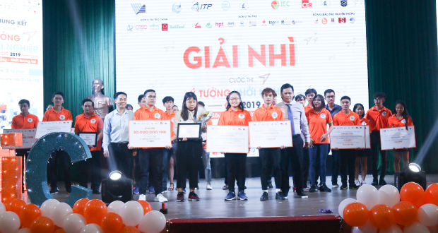 HUTECH students won the second prize at Creative Idea Contest (CiC) in 2019 12