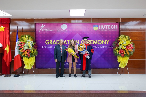 Cergy - Pontoise University and HUTECH organized Graduation Ceremony at HUTECH 13