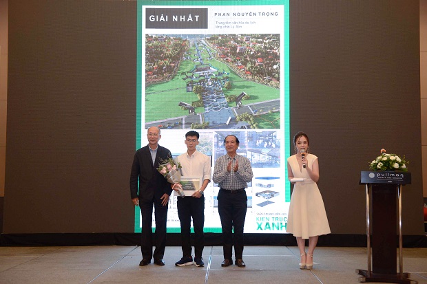 HUTECH Architecture student won the first prize of the contest “Green Architecture for Vietnamese student 2019” 9
