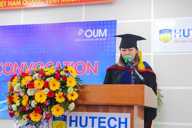 OUM and HUTECH organize special convocation for MBA and BBA programs at HUTECH 69