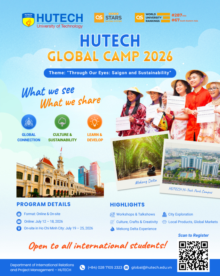 ​[Call for Participants] HUTECH Global Camp 2026 – A Global Summer Experience in Viet Nam 120