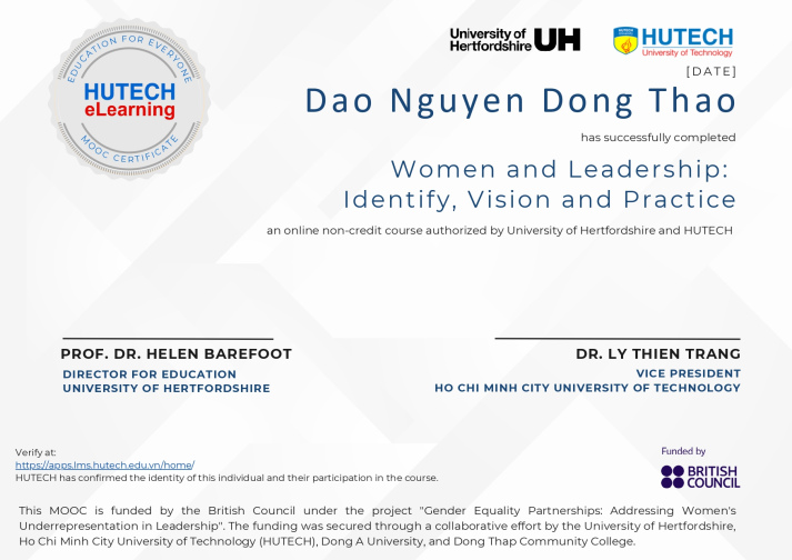 Chương trình Bình đẳng Giới: Tình trạng phụ nữ còn ít xuất hiện trong vai trò lãnh đạo 196