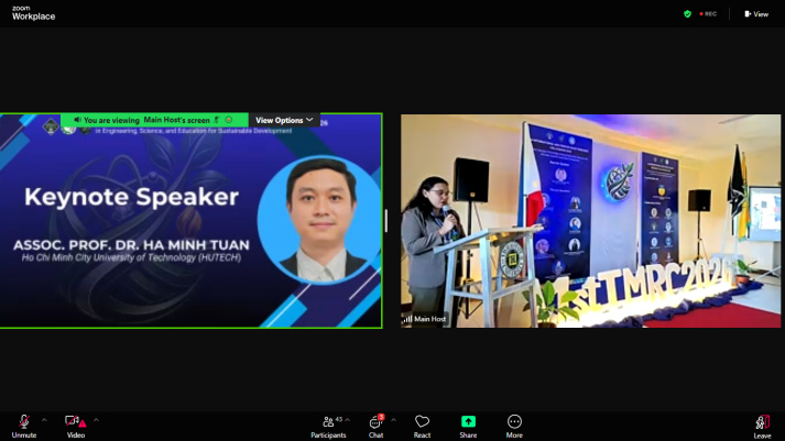 HUTECH representatives share knowledge and expertise as speakers at international events 47