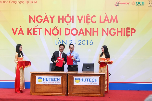 More than 6,000 students participated in 60 different business at the HUTECH Career Fair 55