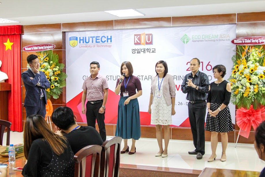 2016 Global Students Startup Springboard in Vietnam at HUTECH 50