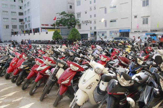 Parking area at Dien Bien Phu Main Campus will change from August 27, 2012 9