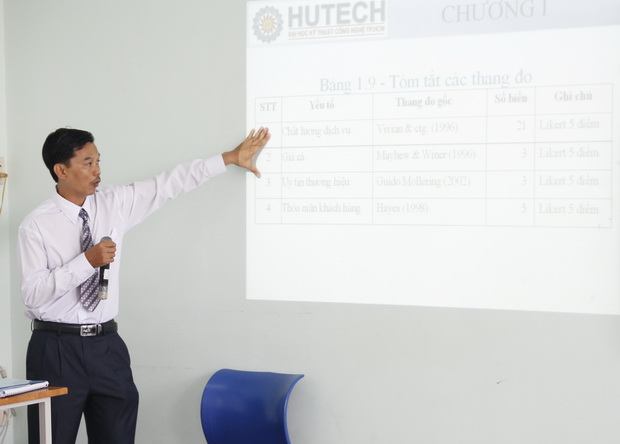 HUTECH tổ chức Lễ Bảo vệ Luận văn tốt nghiệp Thạc sĩ chuyên ngành Quản trị kinh doanh 10