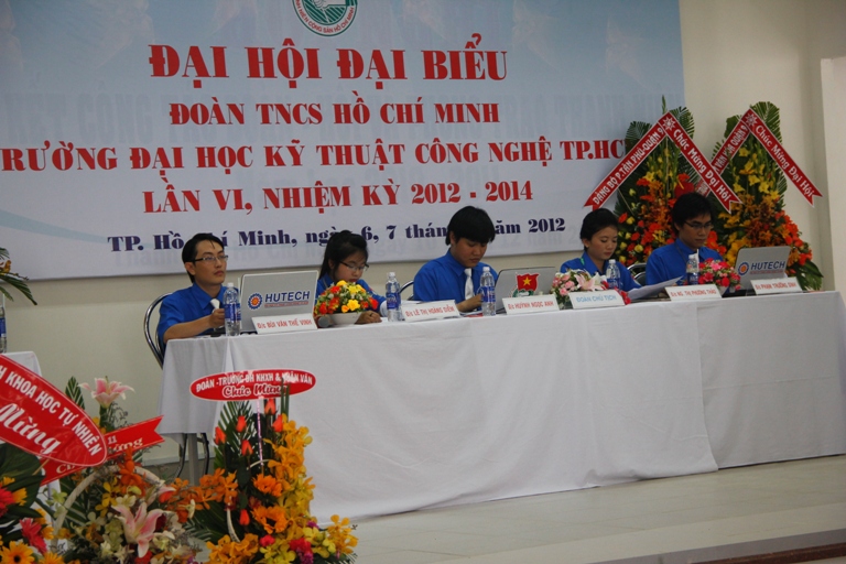 Đại hội Đại biểu Đoàn TNCS Hồ Chí Minh HUTECH lần thứ VI, nhiệm kỳ 2012-2014 thành công tốt đẹp 4