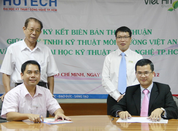 The signing of the cooperation agreement between HUTECH and Viet An Environmental Engineering Co., Ltd. 30
