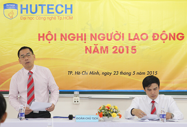HUTECH tổ chức thành công "Hội nghị Người lao động 2015" 4