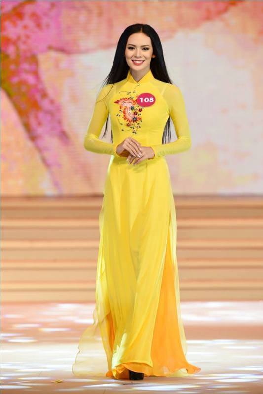 Gặp gỡ “Thí sinh được yêu thích nhất” cuộc thi Hoa hậu hoàn vũ Việt Nam 2015 80