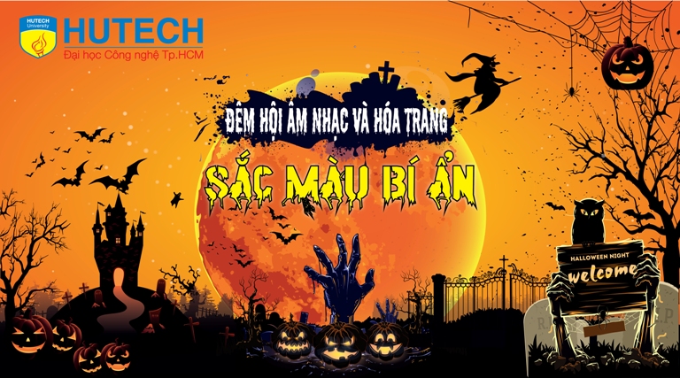 đêm hội Halloween sắc màu bí ẩn tại HUTECH