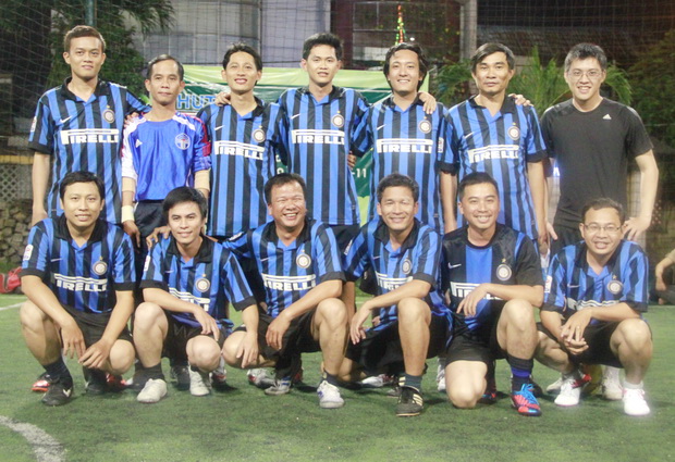 The Office of Admissions Consultancy and Communication becomes the new champion in the 2012 Labor Union Football Tournament 39