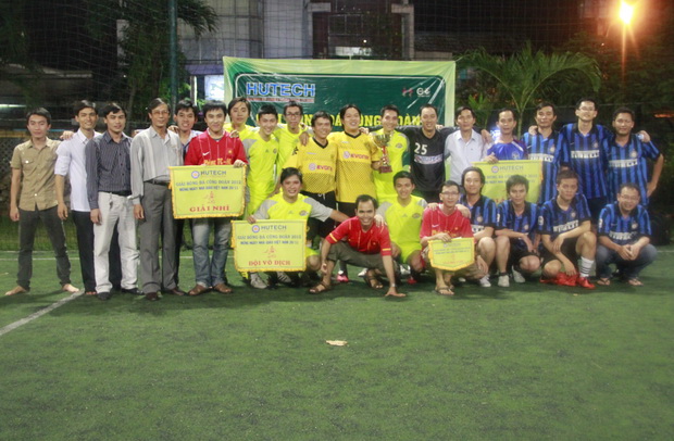 The Office of Admissions Consultancy and Communication becomes the new champion in the 2012 Labor Union Football Tournament 8
