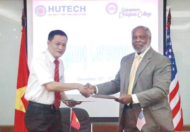 HUTECH ký kết ghi nhớ hợp tác với Đại học Sojourner-Douglass (Hoa Kỳ) 4