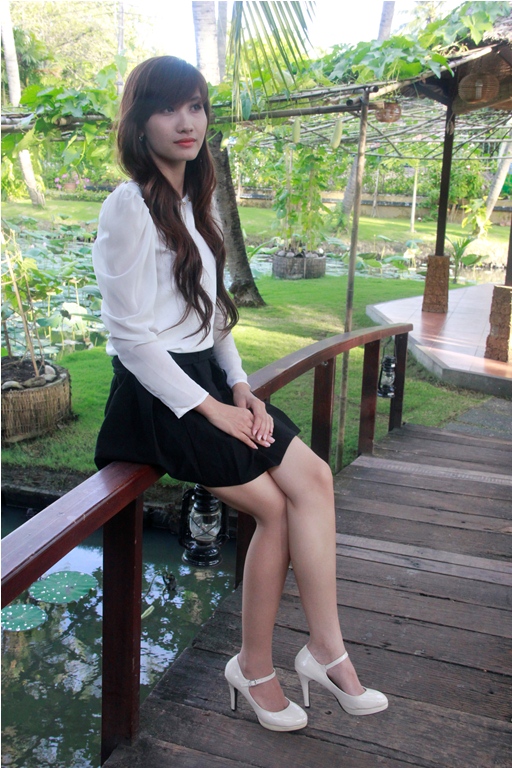 Kim Yến: thi Miss Hutech là để vượt qua bản thân 12