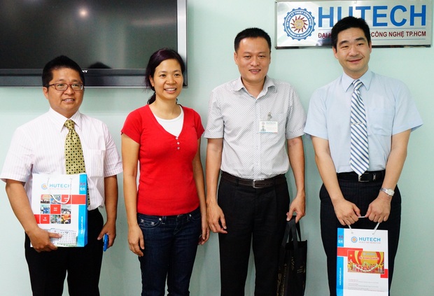 Đại diện Trường Đại học Khoa học Công nghệ Nam Đài Loan đến thăm và làm việc tại HUTECH 4
