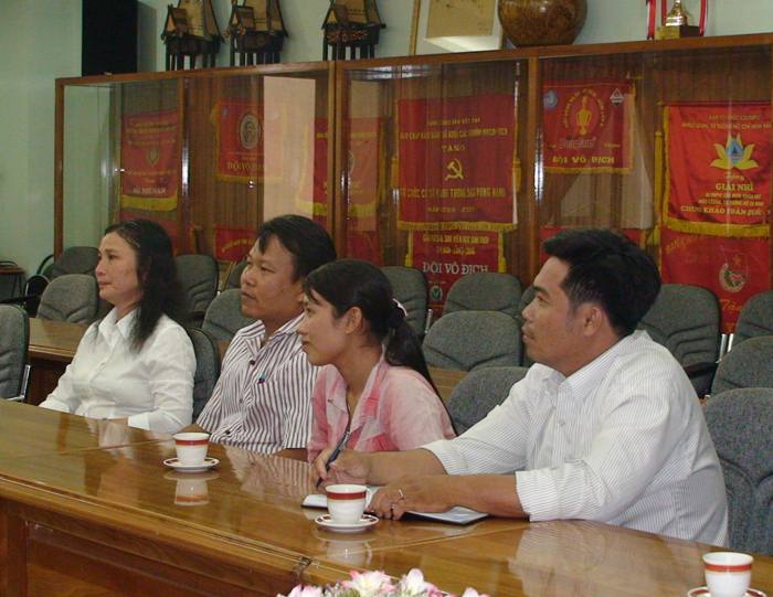 Trường Trung cấp nghề tỉnh Bình Thuận thăm HUTECH 13