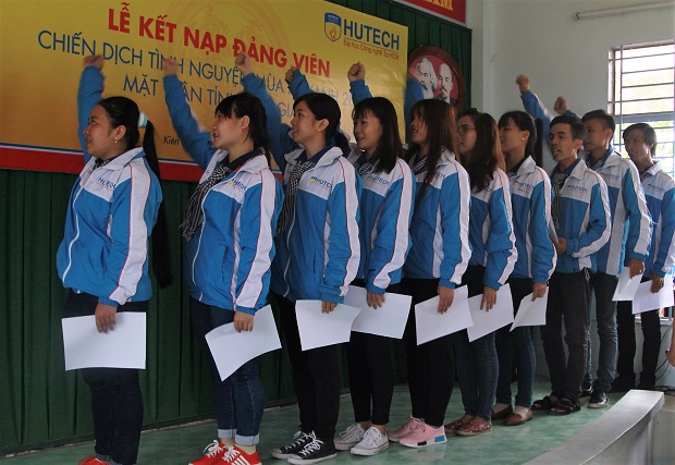 10 chiến sĩ MHX HUTECH 2016 được kết nạp Đảng tại Kiên Giang 26