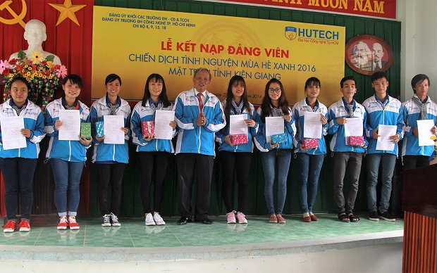 10 chiến sĩ MHX HUTECH 2016 được kết nạp Đảng tại Kiên Giang 22